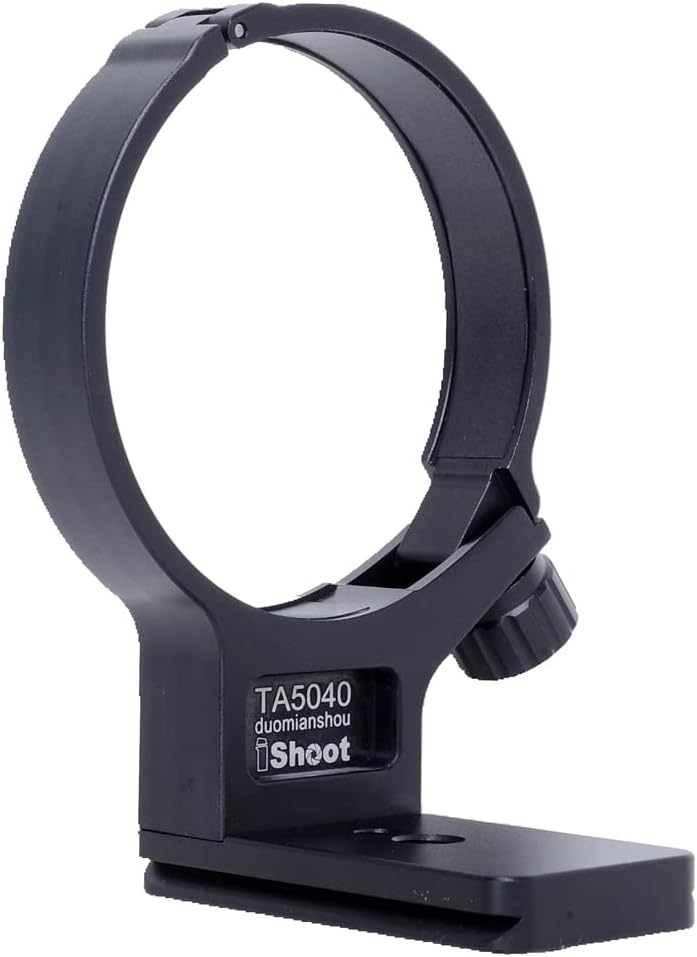 iShoot Tripod Mount Ring Lens Collar Compatible with Tamron 50-400mm f/4.5-6.3 Di III VXD A067, Lens Support Holder Bracket Bottom is Arca-Swiss Fit Quick Release Plate Dovetail Groove - Image 1
